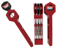 Bull's Dart Quiver Aluminium Color - Red