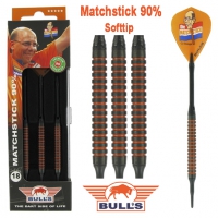 Bull's Black Titanium 90% - Matchstick 18